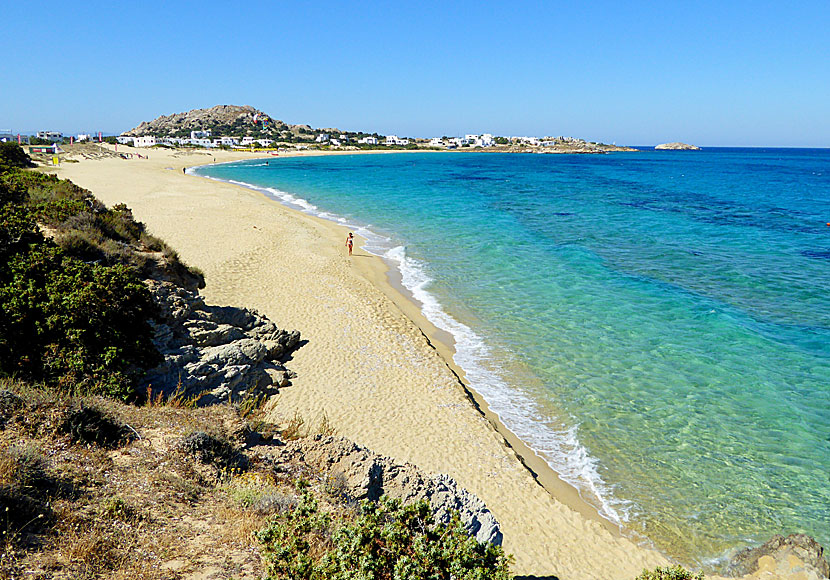 Mikri Vigla beach. Naxos. Kreikka.