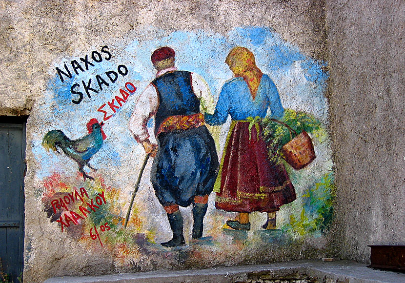 Taverna i byn Skado på Naxos.