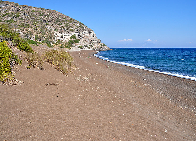 Pachia Ammos beach på Nisyros.