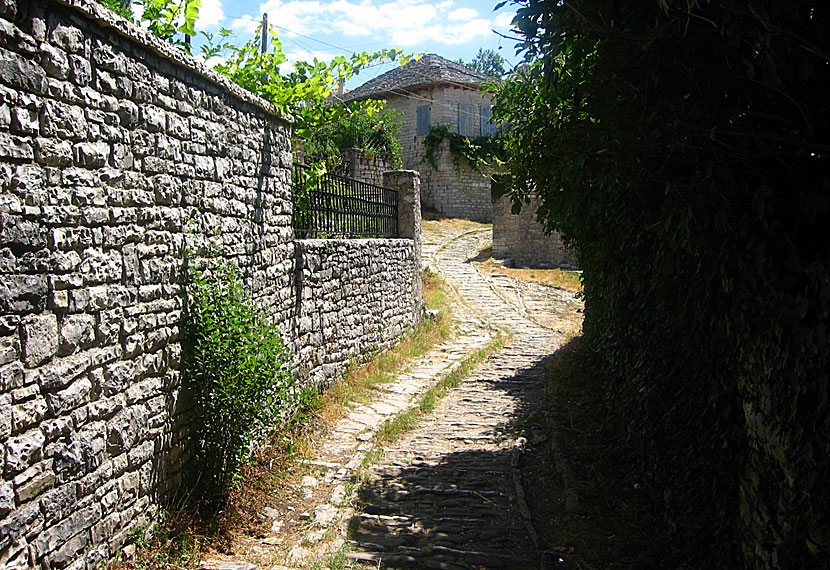 Byn Monodendri i Epirus på grekiska fastlandet. 