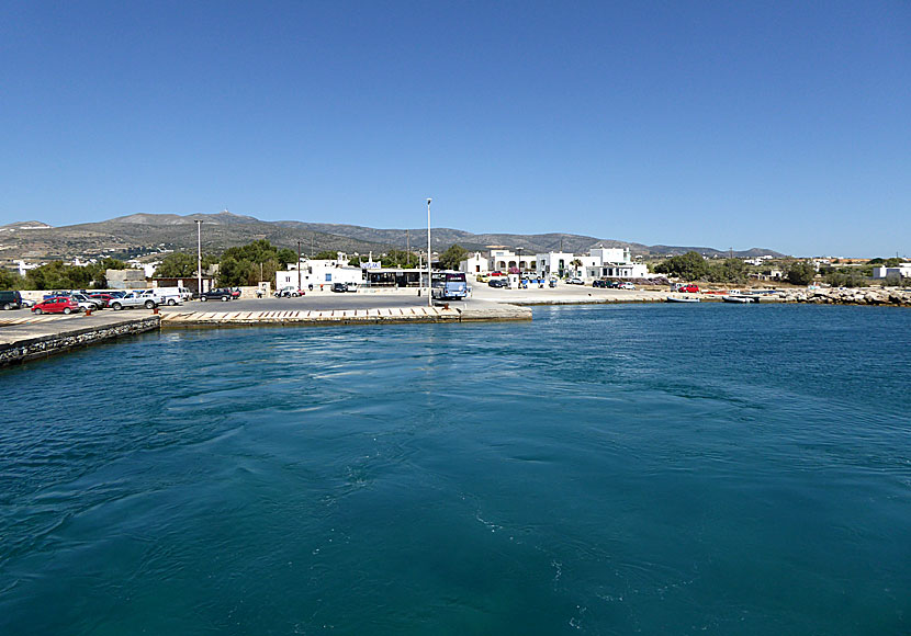 Hamnen i Pounda på Paros.