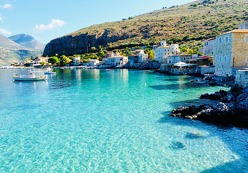 Limeni på Peloponnesos är en av de vackraste byarna I hela Grekland. 