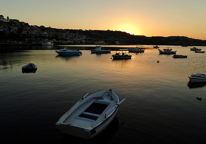 Solnedgången i Koroni.