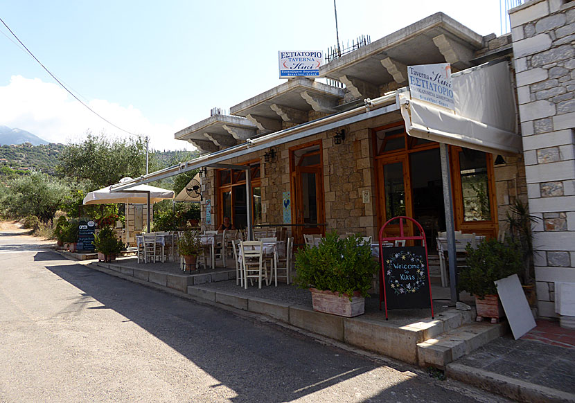 Kiki's Taverna är en av de bästa restaurangerna i Kardamili.