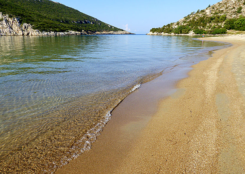 Divari beach. Gialova lagoon.  Peloponnese.