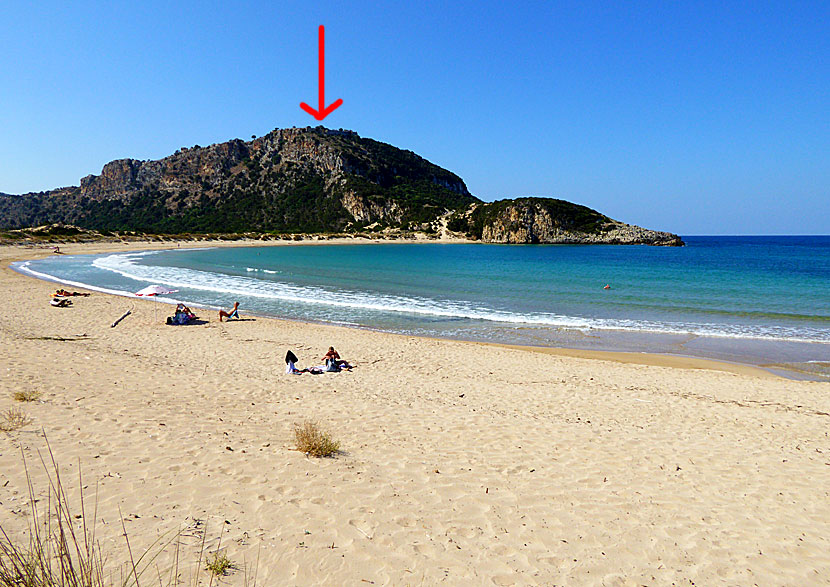 Voidokilia beach. Pylos. Peloponnese.