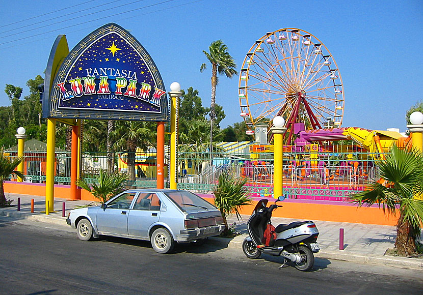 Fantasia Luna Park i Faliraki på Rhodos.