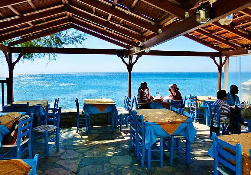 Taverna Akrogiali i Balos på Samos.