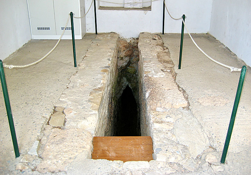 Eupalinos vattentunnel. Samos.