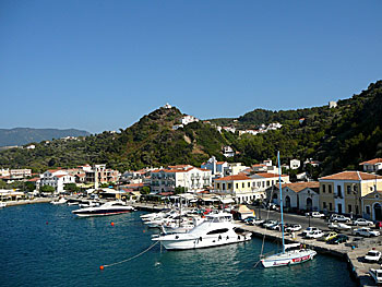 Staden Karlovassi på Samos.