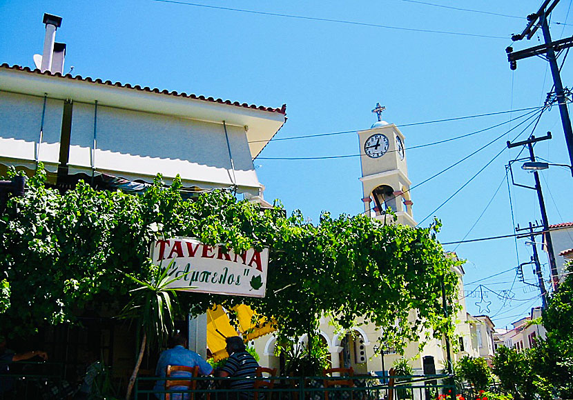 Taverna i Abelos på Samos.