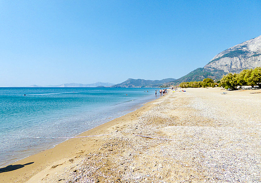 Votsalakia beach på Samos i Grekland.