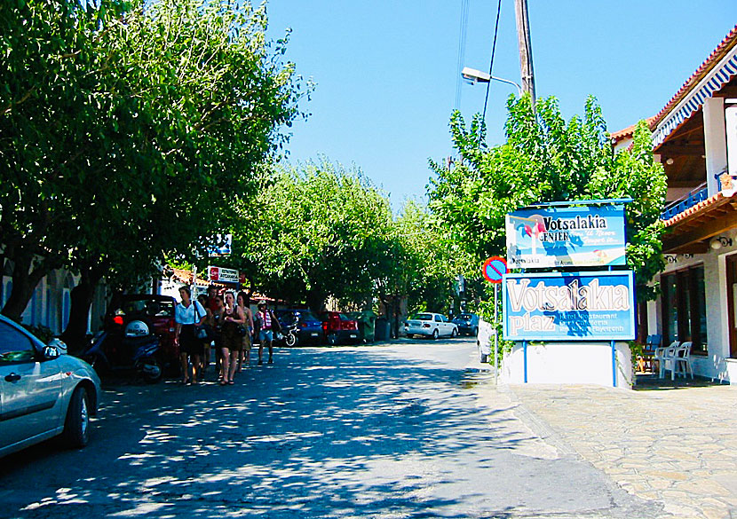 Den övre delen av Votsalakia är något av byns centrum.