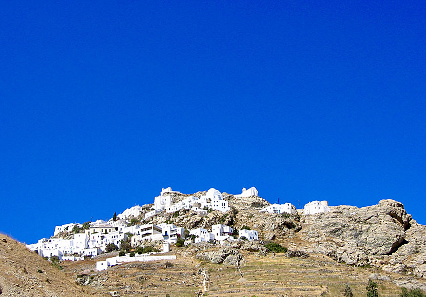 Den gamla fästningen Kastro i Chora på Serifos.