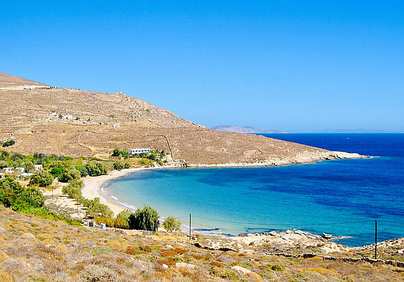 Serifos bästa stränder. Agios Ioannis beach. 