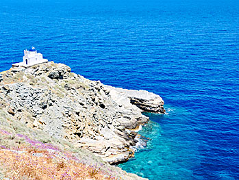Efta Martyres beach på Sifnos.