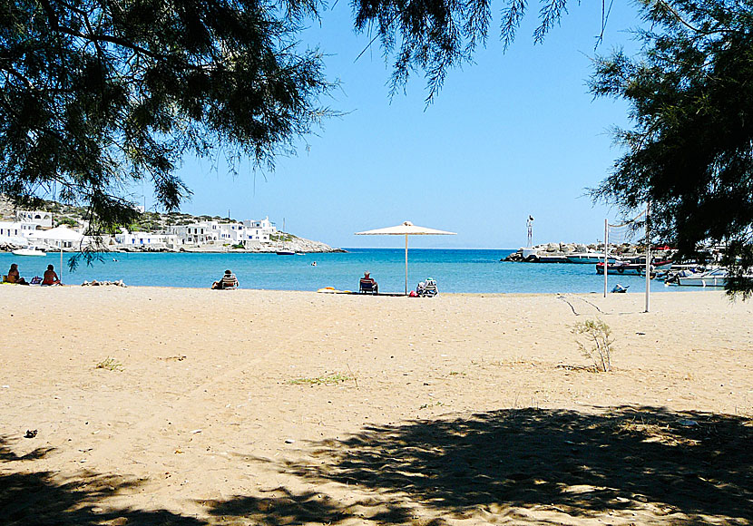 Alopronia beach på Sikinos.