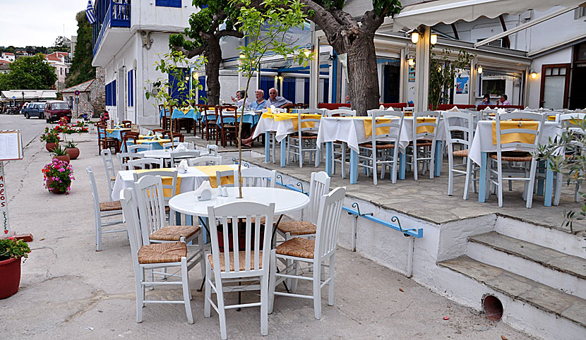 Restaurant Molos. Skopelos.