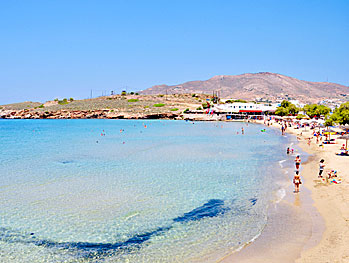 Agathopes beach på Syros.