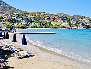Kini och Lotos beach på Syros.