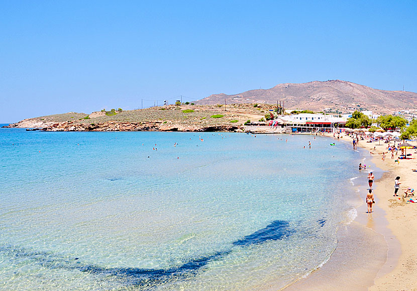 Agathopes beach. Syros.  Kreikka.