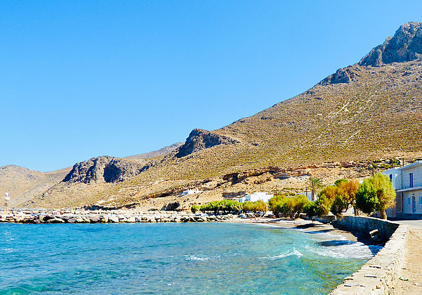 Agios Antonios beach på Tilos.