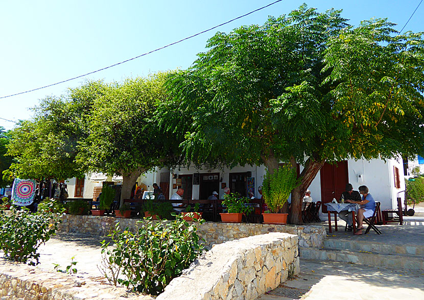 Taverna Omonia i Livadia på Tilos.