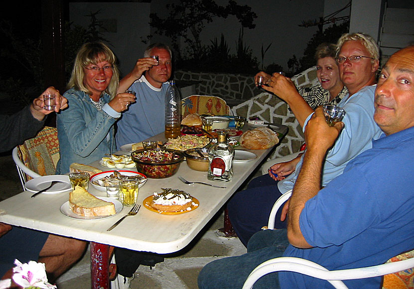 På Tinos i Grekland är den grekiska maten godast i hela Kykladerna. 