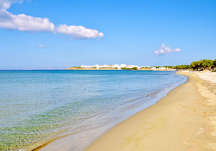 Agios Fokas beach. Tinoksen kaupunki. Kreikka.