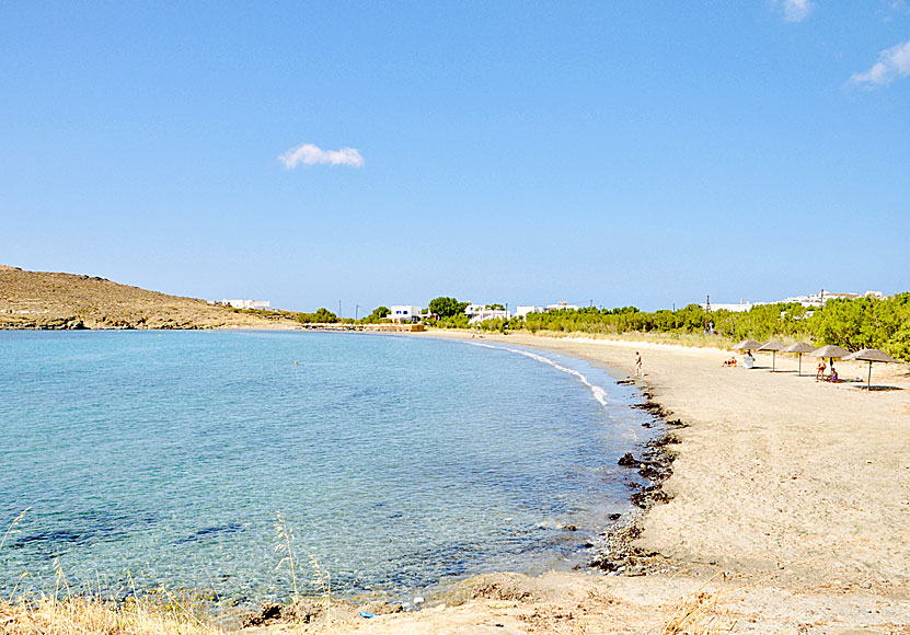 Tinos bästa stränder. Agios Ioannis beach.