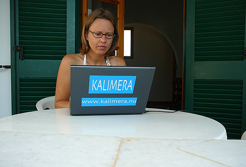 Camilla Eklund. Kalimera. Grekland.