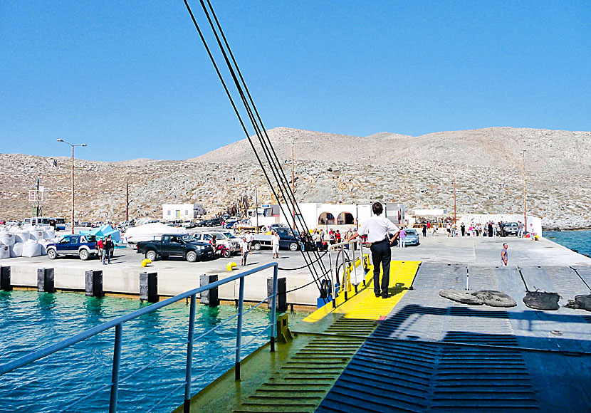 Hamnen Agios Andreas på Astypalea.