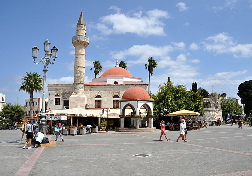 Elefhteria Square i Kos stad.