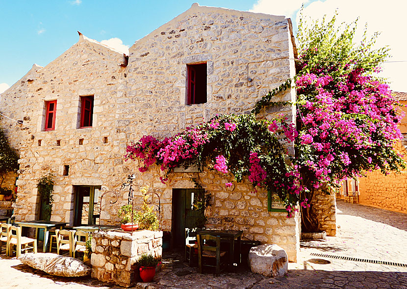 Aeropoli är en av många fina byar på sydvästra Peloponnesos.