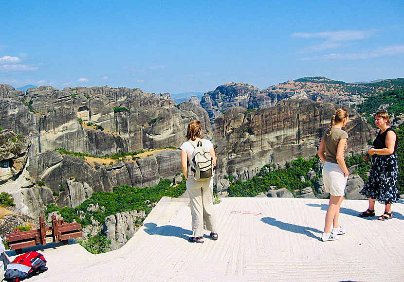 Det finns många fantastiska kloster och häftiga berg i Meteora på grekiska fastlandet. 