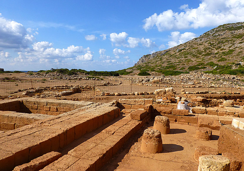 Den antika staden Fallasarna på Kreta.