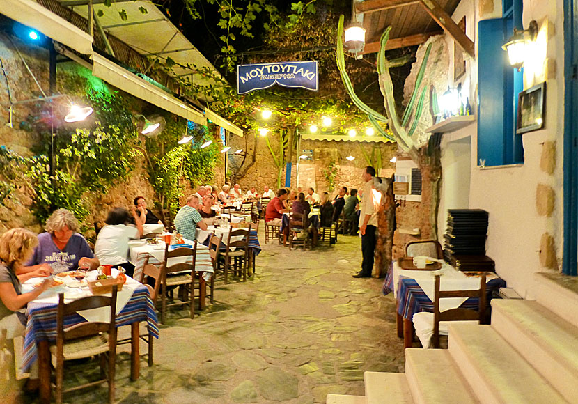 Bra restauranger och tavernor i Chanias gamla stadsdelar.