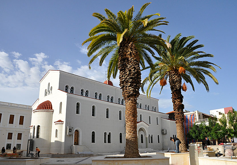 Den pampiga kyrkan Megali Panagia i Rethymnon.