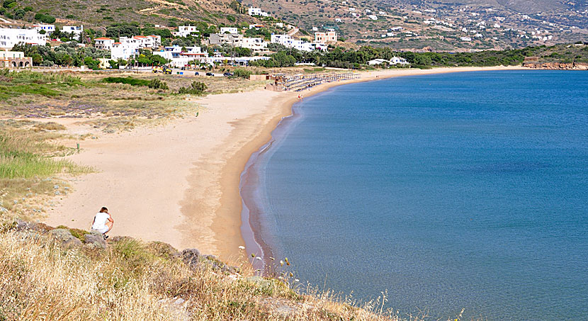 Andros. Agios Petros beach.
