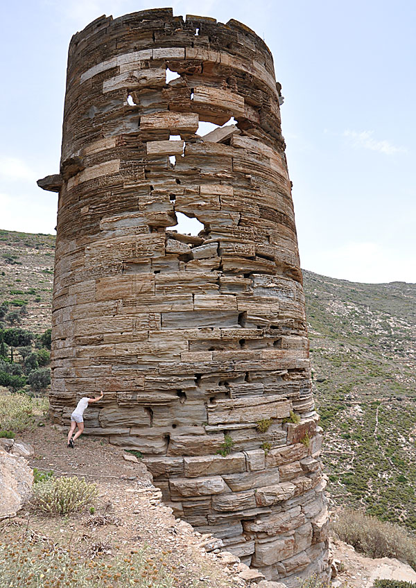 Agios Petros tower. Andros.