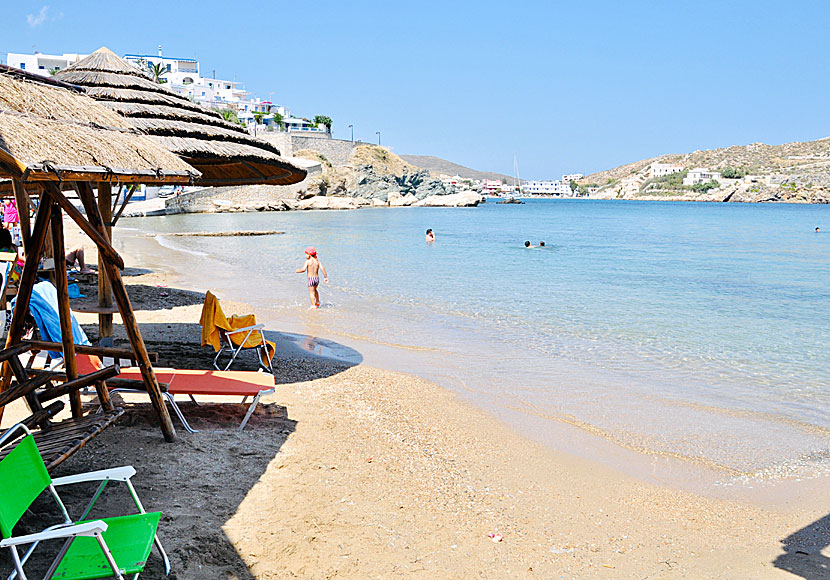Achladi beach. Syros. Kreikka.