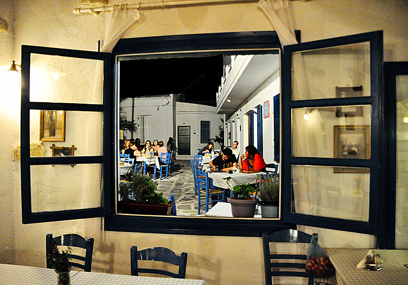 Restaurant Malamatenia i Chora är en av Tinos bästa restauranger och tavernor.
