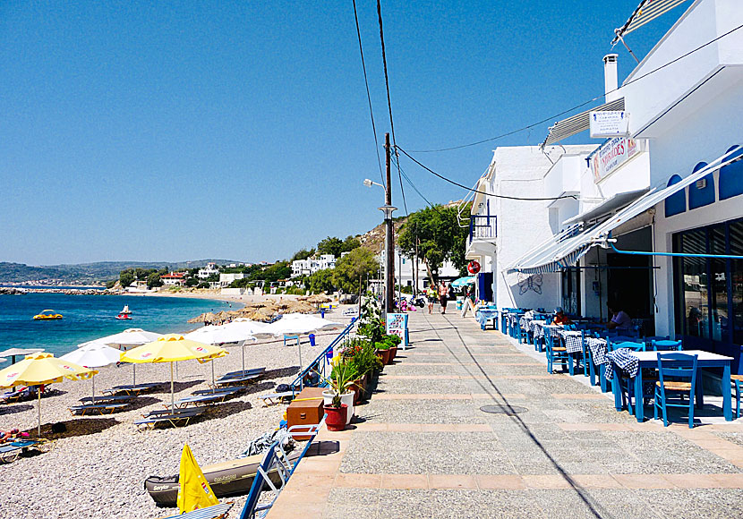 Agia Fotini på södra Chios är en mycket trevlig liten turistort med en fin strand.
