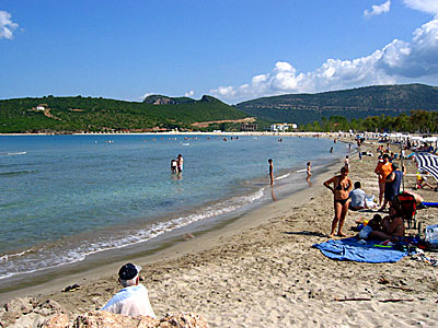 Ammoudia nära Parga i Grekland.
