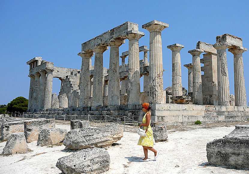 Aphaia temppeli. Egina. Kreikka.