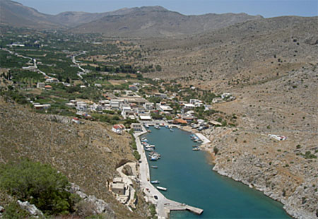 Vathy-dalen på Kalymnos.