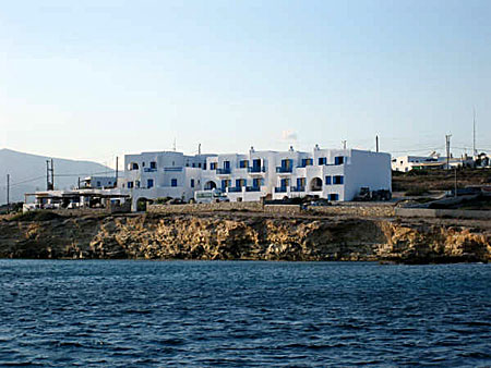 Hotel Poseidonio på Koufonissi. 
