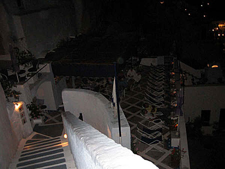 Francos bar i Fira på Santorini. 