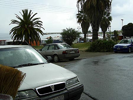 Det regnade nästan alla dagar en stund på eftermiddagen, här i Petalidi.
