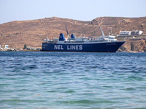Färja till Ikaria från Syros.